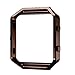 For Fitbit Blaze, TOOPOOT Stainless Steel Replace Metal Frame For Fitbit Blaze Smart Watch (coffee)