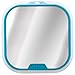 Five Star Locker Accessories, Locker Mirror and Locker Light, 4-1/2' x 4-1/2', Teal (73595)