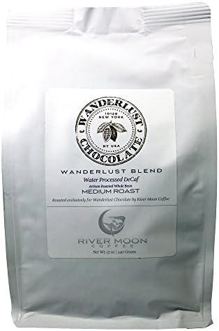 Colombian DECAF Coffee Beans, 12 oz. Medium Roast, 100% Arabica, Swiss Water Process Decaf, SWP, 12 Ounces Wanderlust Chocolate