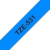 Brother TZe-531 Laminated Labelling Tape 12 mm x 8 m Black on Blue view 2