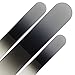Mont Bleu Gift Set for Men of 3 Glass Nail Files in Pouch - Genuine Czech Tempered Glass - Handmade gifts for men - Premium Glass Nail File Manicure & Pedicure tools