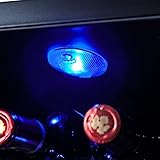 AKDY 8 Bottle Single Zone Thermoelectric Counter Top Freestanding Wine Cooler Cellar Chiller Refrigerator Fridge Quiet Operation