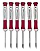 Xcelite XPTX600 Precision Chromium Molybdenum Steel Torx ESD Screwdriver Set, With Case, 6-Piece