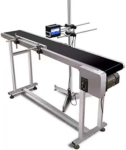 Handheld Inkjet Printer, Fully Automatic Intelligent Coding Machine with Bracket Conveyor Belt Production Date QR Code Pattern CE Certification