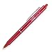 Pilot, FriXion Clicker Erasable Gel Pens, Fine Point. 0.7 mm, Pack of 12, Red