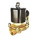 HFS(R) Electric Solenoid Valve Copper Normally Closed for Water Air Gas (110V AC 1IN NPT)