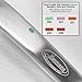 Newness Skimmer Slotted Spoon, Heavy Duty 304 Stainless Steel Slotted Spoon with Vacuum Ergonomic Handle, Comfortable Grip Design Strainer Ladle for Kitchen
