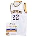 AFLGO McCall #22 Crenshaw High School Basketball Jersey S-XXXL White, 90's Clothing Throwback Omar EPPS Costume Athletic Apparel Clothing Stitched – Top Bonus Combo Set with Wristbands