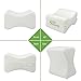 Sweetylife Knee Pillow for Back Pain Sciatica Relief Memory Foam Leg Pillow for Side Sleepers Sleeping With Breathable Zippered Cover