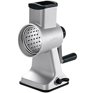 Zyliss aluminium trommelrasp E900031 rasp in modern design. Inclusief 4 hoogwaardige roestvrijstalen trommels. Uiterst…