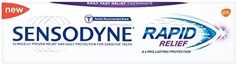 PACK OF 6 - Sensodyne Rapid Relief Original Toothpaste (75ml)