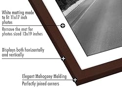 Americanflat 13x19 Picture Frame Set of 5 in