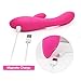 G-Spot Rabbit Vibrator Clitoris Stimulator - Adorime Silicone Vaginal Anal Dildo Massager for Women Maturbation, Powerful Waterproof Rechargeable Adult Sex Toys for Couples Sex Things