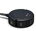 [Quick Charge 3.0] 6-Port USB Charger, QOLIXM Desktop Charger Charging Station with Type C Port and Charging Stand for Apple/Android/Kindle/Windows/MP3/Camera and More- Black