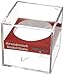 BallQube Baseball Display Case with Built-in Stand, Autograph Memorabilia Holder, Clear Showcase Cube for Official Size Ball