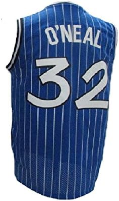 Fotrsta Orlando 32 Space Moive Jerseys Men's O'Neal Jerseys Shaquille Basketball Jersey Blue (l)