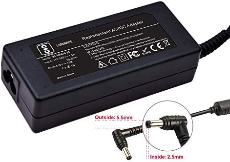 LAPGRADE 19V 4.74A Adapter Charger for HP Pavilion N3000 N3100 N3150 N3250 N5000 N5100 N5150 N5200 Series (Without Power Cable)