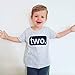 2nd Birthday Shirt boy 2 Year Old Toddler Kids Outfit Second Two t-Shirt Party (Charcoal Black, 3 Years)