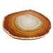 Genuine Brazilian Agate Slice. Includes Agate Authentication Card. RED RUST (4