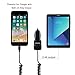 Coiled Cable iPhone Car Charger 24W 4.8A for iPhone X / 8 / 7 / 6s / Plus, iPad Pro / Air 2 / mini, Galaxy S7 / S6 / Edge / Plus, Note 5 / 4, LG, Nexus, HTC Nexus Pixel Nintendo Garmin