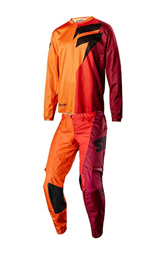 Shift Racing 2018 White Label Tarmac Combo Orange Jersey Pants Riding Gear Dirtbike MX ATV Offroad Adult Mens - Thumbnail 5