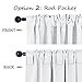 NICETOWN Living Room Darkening Curtain Drapes - (Cloud Grey) W52 x L84, Set of 2, Room Darkening Window Treatment Drapery Panels