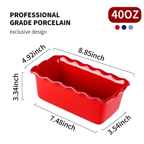 DUS Ceramic Bread Pan Loaf Pan 9×5 inch Bread Baking Dishes Toast