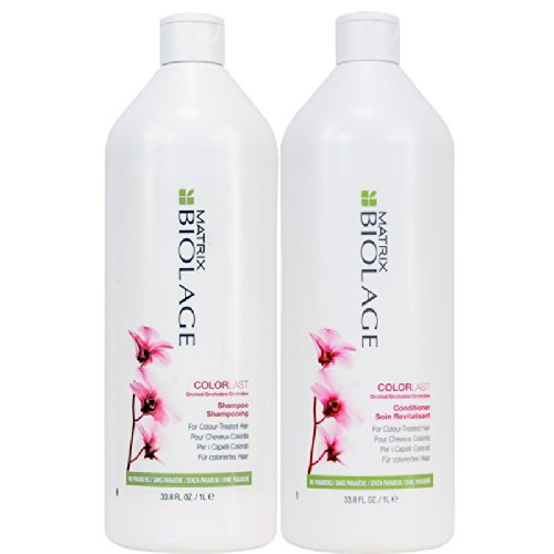 Matrix Biolage COLORLAST Shampoo and Conditioner Liter Duo (33.8 oz each) image