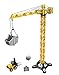 Toy State Caterpillar CAT Apprentice Tower Crane With Fork Lift Construction Vehicle Playset