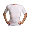 Beach-Depot-Mens-Short-Sleeve-Snug-Fitting-Rash-Guard-Swimming-Shirt-UV-Protection-50-Made-in-USA