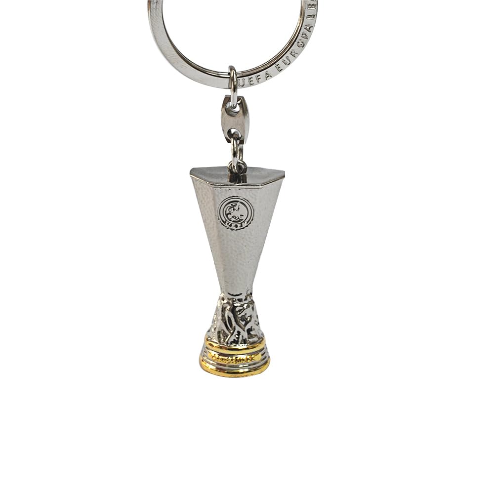 UEFA EUROPA LEAGUE All Trophy Key Ring, Silver, 45 mm