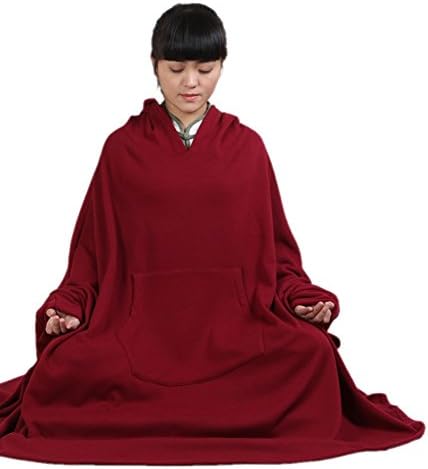 KATUOMeditation Buddhist Hooded Cloak Coat Women Men Outfit Oversize Coat