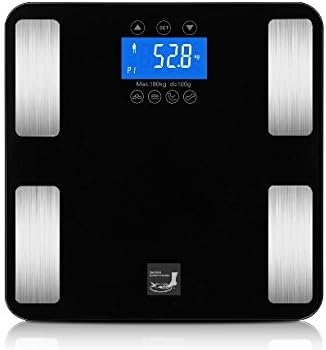LCD Digital Bathroom Health Body Fat Weight Scale Muscle Calorie BMI 400lb/180kg Ship from USA