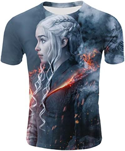 Game of Throne's Season 8 Womens Mens Youth Unisex 3D Printed Short Sleeves T Shirts