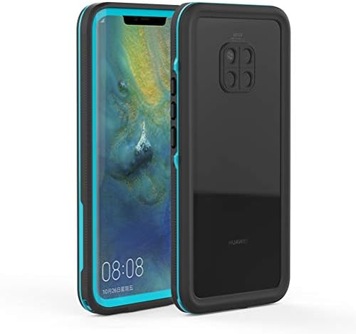UBERANT Huawei Mate 20 Pro Case, 360 Degree Protection Waterproof Dustproof Shockproof Snow Proof Clear Back Protective Case for Samsung Huawei Mate 20 Pro - Teal