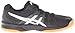 ASICS Women's Gel Upcourt Volleyball Shoe,Black/Silver,9 M US