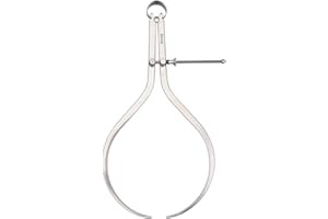 Starrett 79 Series "Yankee" Spring-Type Outside Calipers with Flat Legs and Solid Nut - Hardened Fulcrum Stud, Spring Joint T