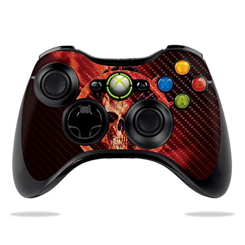 MightySkins Carbon Fiber Skin for Microsoft Xbox 360 Controller - Blood Ring |…