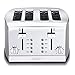 KRUPS KH734D Breakfast Set 4-Slot Toaster with Brushed and Chrome Stainless Steel Housing, 4-Slices with Dual Independent Control Panel, Silver primary