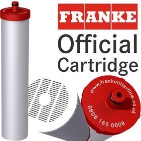 1 x Genuine Franke 06 Replacement Water Filter Cartridge. Only cartridges with red mounts are Officially Franke!