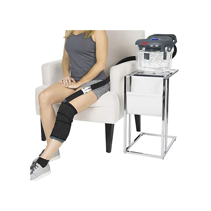 Vive Cold Therapy Machine - Large Ice Cryo Cuff - Flexible Cryotherapy Freeze Kit System Fits Knee, Shoulder, Ankle…