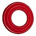 Ultimate54 Adjustable Leather Cock Ring 8.5 inch 3 snaps & 3 Red Silicone Male Erection Enhancement Rings