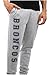 Ultra Game NFL Men's Super Soft Game Day Jogger Sweatpants, Denver Broncos, Heather Gray, Large