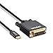 USB C TO DVI CABLE,wesimi USB 3.1 Type C (USB-C) to DVI Adapter Cable 6FT for 2017 MacBook Pro/Samsung Galaxy S8