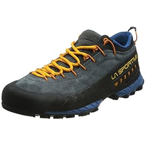 LA SPORTIVA M Tx 4 Blau – Leichter robuster Herren Leder-Approachschuh, Größe EU 44 – Farbe Blue – Papaya