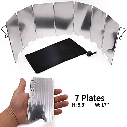 Pakiz Camping Stove 3 In 1 Set Pocket Stove with Stove Windscreen and Mess Tin, Working with