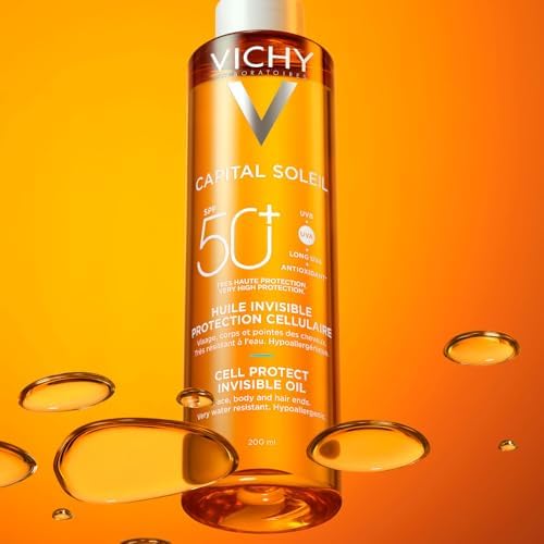 Capital Soleil Huile Solaire SPF50+ Visage Corps Cheveux 200ml