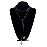 Choker Necklace Black Chokers for Women Fashion Jewelry for Women Leather Bolo Tree of Life Pendant