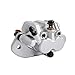 NICECNC Rear Left & Right Brake Caliper with Pads Sets Compatible with Yamaha UTV Rhino 700 2008 2009 2010 2011 2012 2013