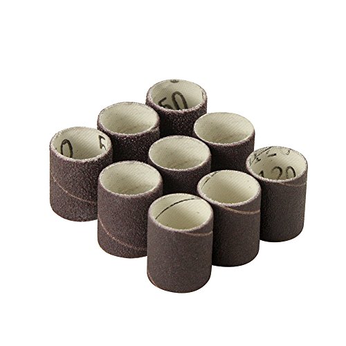 A&H Abrasives 808217, Drums And Sanding Sleeves, Other, 3/4x1 Aluminum Oxide 3ea F, M, C, Sander Sleeve Set, 9 Each